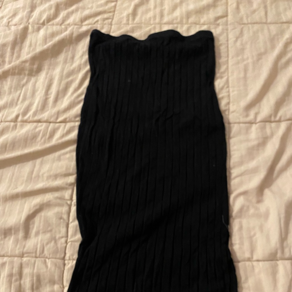 Black maternity skirt
